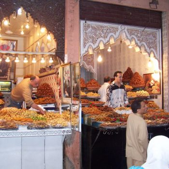de souk van Marrakech